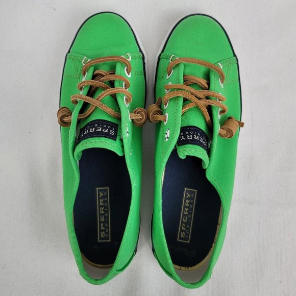 Sperry Top-Sider Seacoat Fashion Women's Green Sneakers US Size 6.5 - Picture 5 of 8